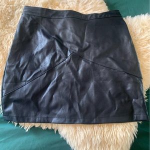 ZEAGOO LEATHER SKIRT